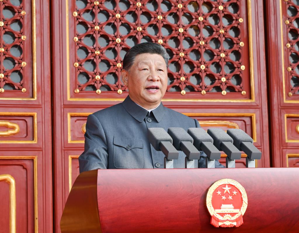 Xi discursa na recepção do Dia da Vitória