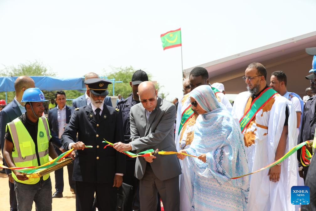 Projeto de pré-tratamento de água bruta construído pela China é inaugurado na Mauritânia