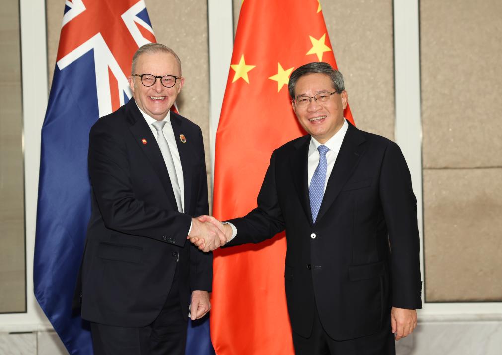 China está pronta para construir uma parceria estratégica mais estável com Austrália, diz premiê chinês
