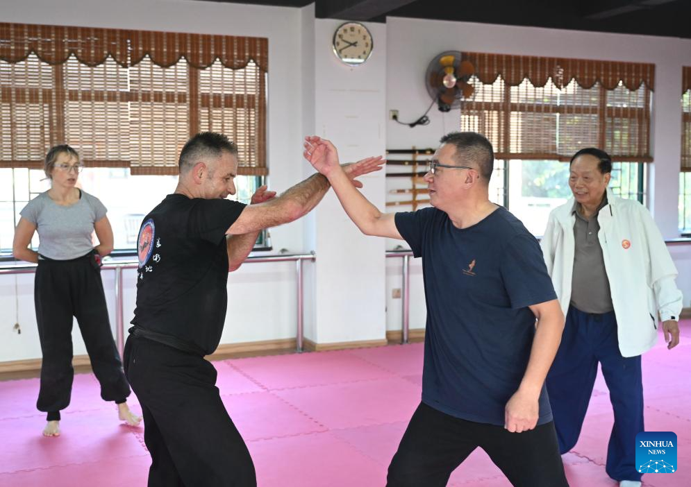Entusiasta britânico de Kung Fu Neil Johnson leva Dishuquan da província chinesa de Fujian para a Europa