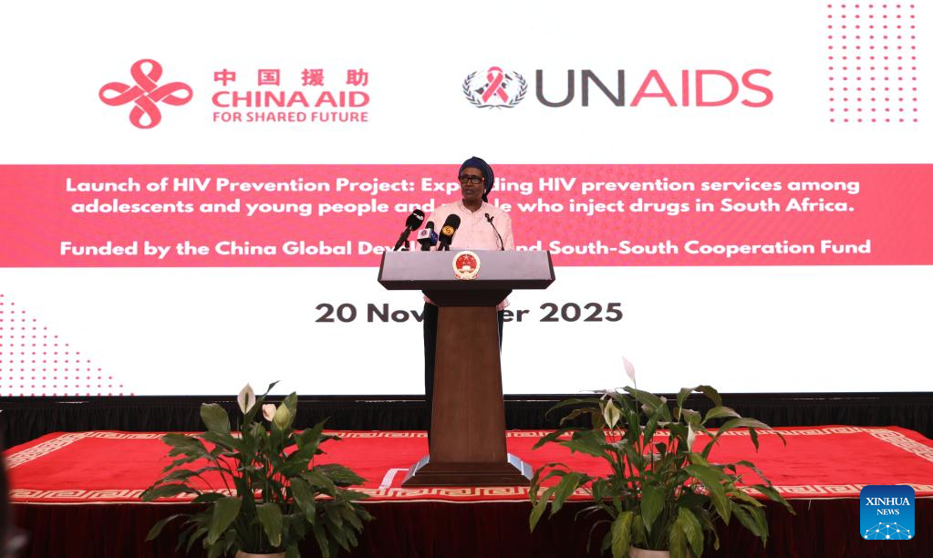 China anuncia apoio de 3,49 milhões de dólares para prevenção de HIV na África do Sul