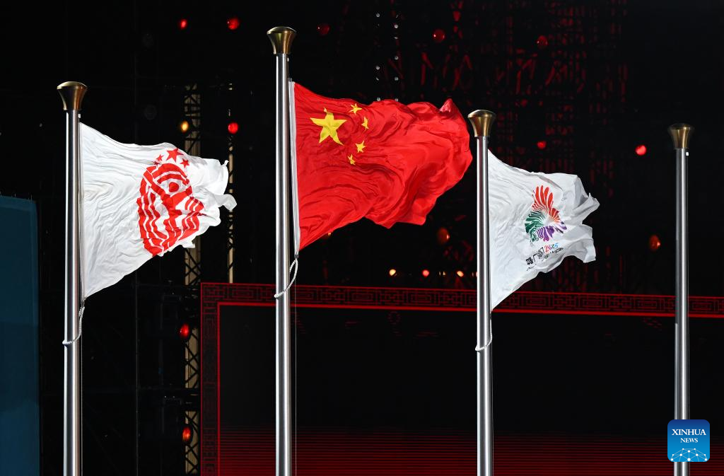 Veja imagens da cerimônia de encerramento dos 15º Jogos Nacionais da China em Shenzhen, na Província de Guangdong