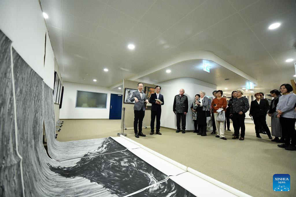 Exposição chinesa de arte em papel encanta público na Suíça