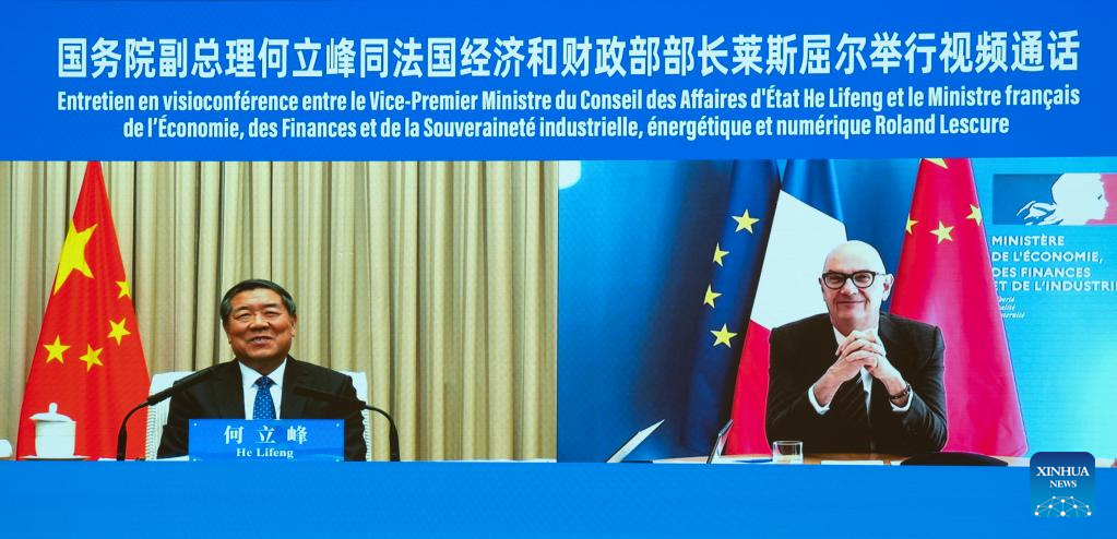 China e França comprometem-se a fortalecer cooperação econômica e financeira