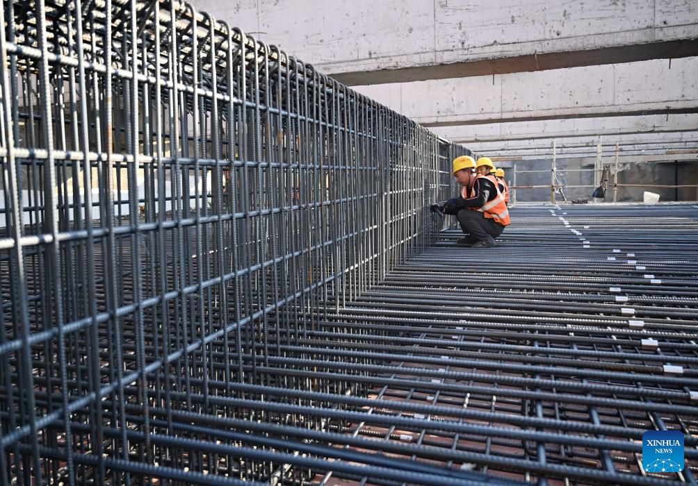 Obras da Linha 5 do Metrô de Shijiazhuang registram novos avanços