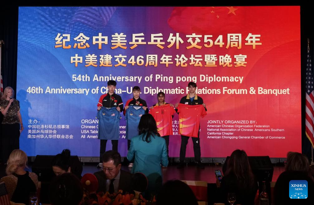 Legado da "Diplomacia Pingue-Pongue" é destacado em evento anual de celebração em Los Angeles